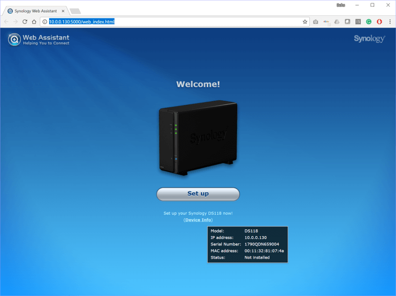 Synology NAS SS Init 1