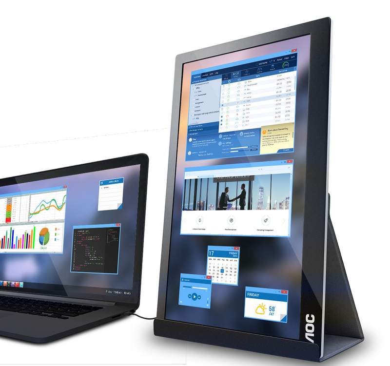 AOC Announces I1601FWUX 16-inch USB-C Monitor