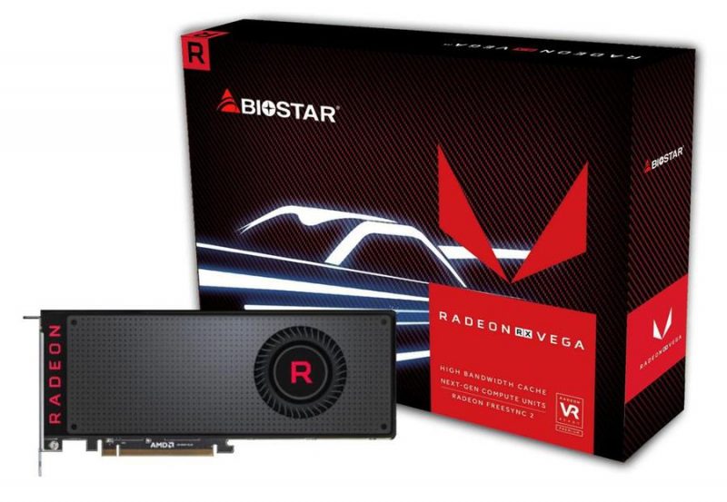Biostar Unveils Radeon RX Vega 64 Card
