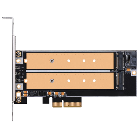 SilverStone Announces ECM22 Dual M.2 to PCIe x4 Adapter