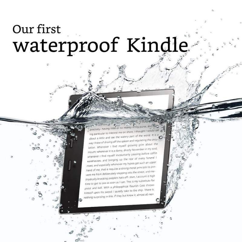 Amazon Announces Kindle Oasis Water-proof e-Reader