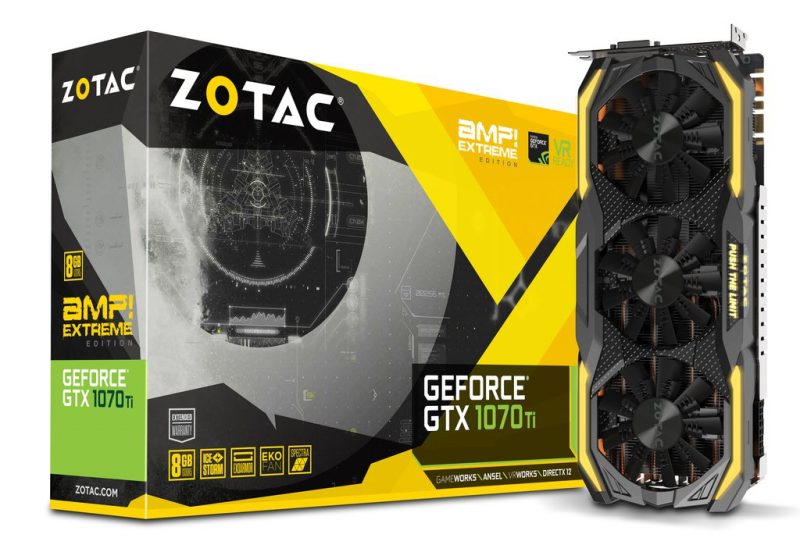 Zotac Unveils GTX 1070 Ti Overclocking Options