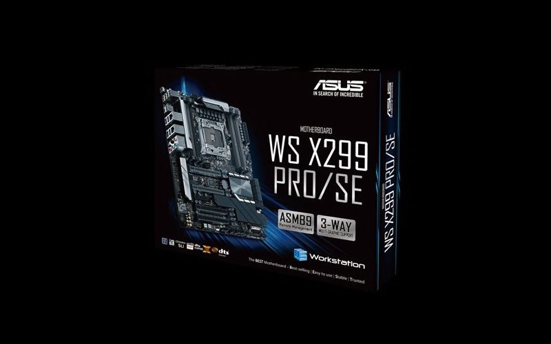 ASUS Unveils WS X299 Pro SE Motherboard
