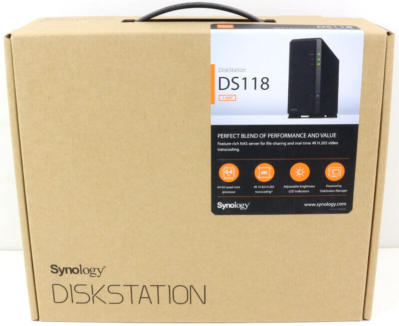 Synology DS118 Photo box front