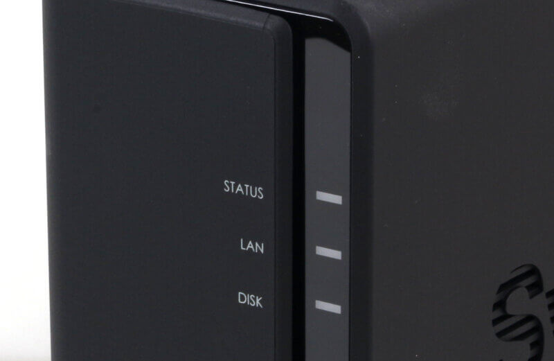 Synology DS118 Photo closeup front 1