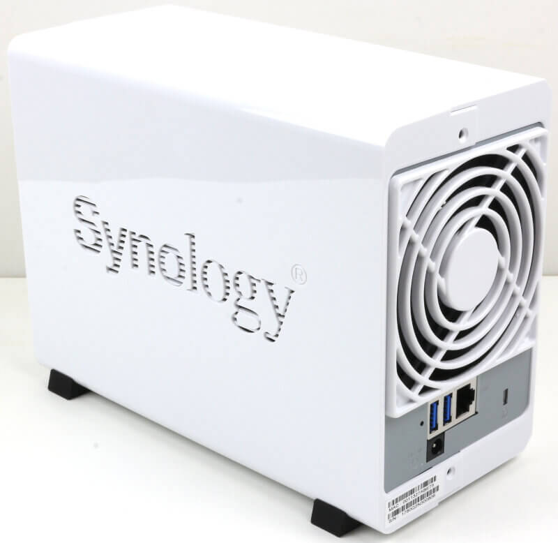 Synology DS218j Photo view rear right