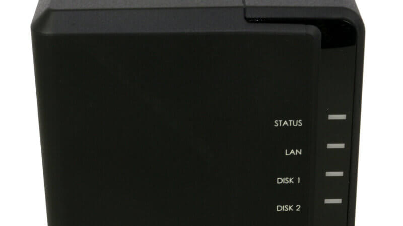 Synology DS218play Photo closeup front 1