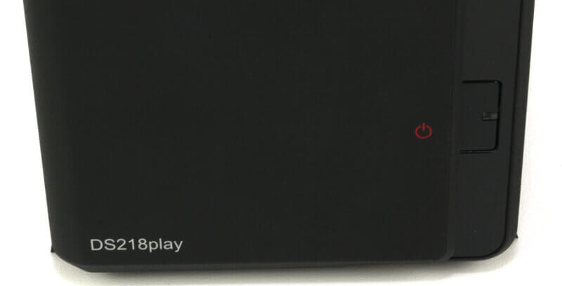 Synology DS218play Photo closeup front 2