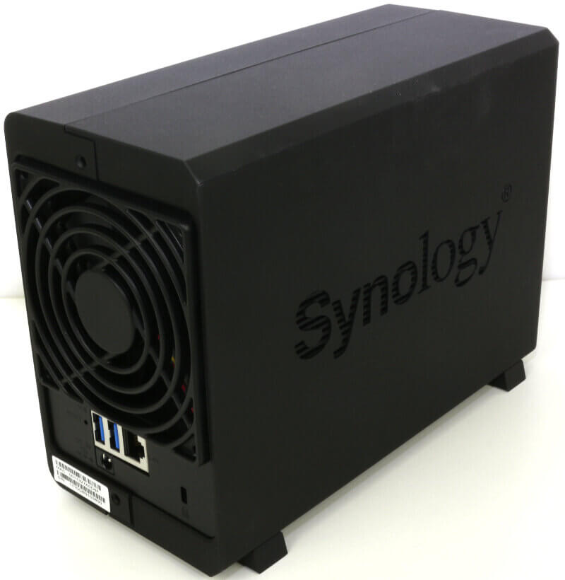 Synology DS218play Photo view rear angle left
