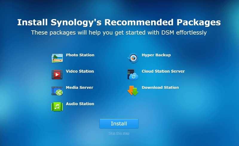 Synology DS218play SS Init 11
