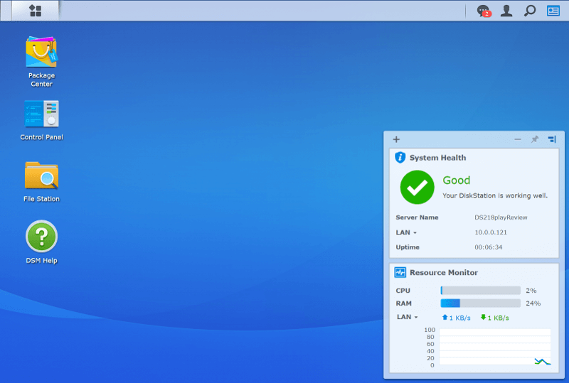 Synology DS218play SS Init 16