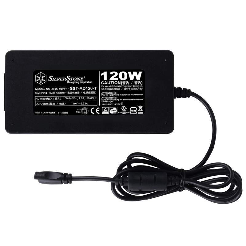 SilverStone AD120-T 120W Adapter for Laptops Now Available