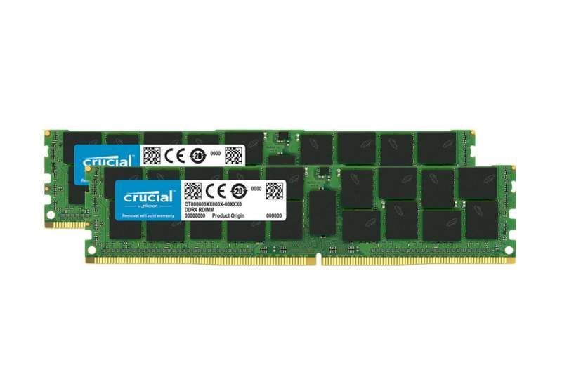 Crucial 128GB (2x64GB) DDR4 LRDIMM Kits Now Available in the UK DRAM RAM