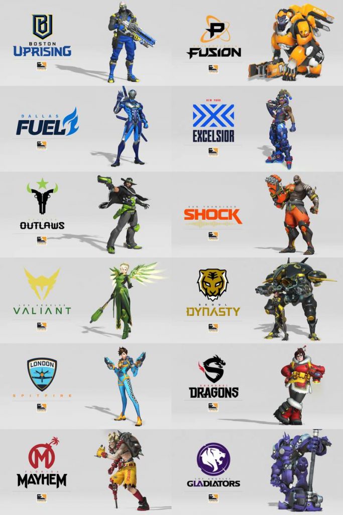 Overwatch League Tab Now Live–Team Skins Available for $5