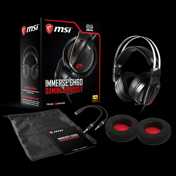 MSI Introduces Immerse GH60 Headset and Vigor GK40 Combo