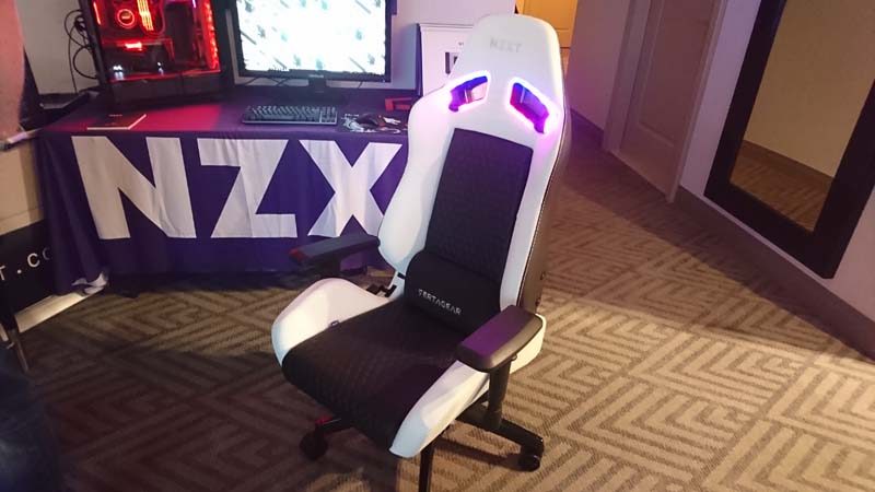 RGB Gaming Chairs With CAM Support from NZXT at CES 2018
