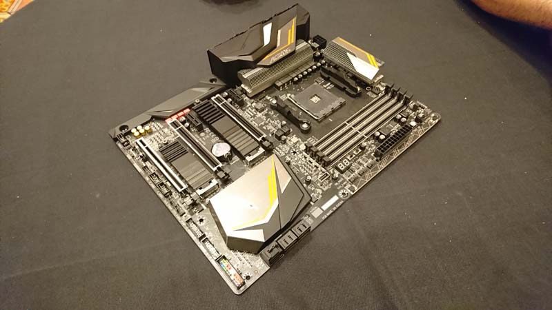 Gigabyte Preview X470 Motherboard at CES 2018