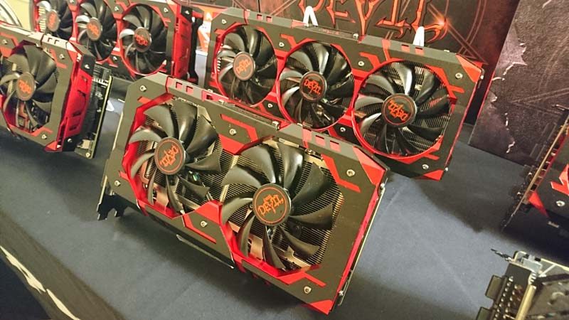 Powercolor GPUs On Show at CES 2018