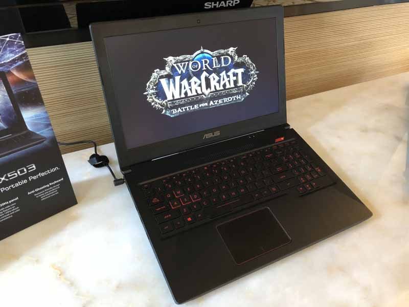 ASUS Gaming Notebooks and Displays at CES 2018