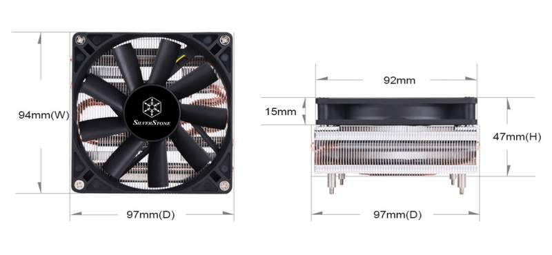 SilverStone Introduces Low-Profile Argon AR11 CPU Cooler