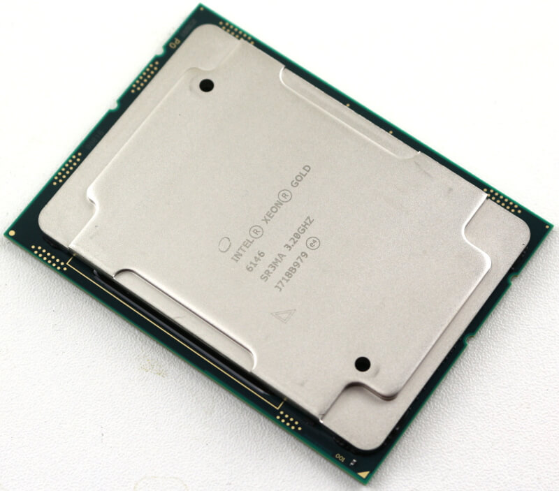 Intel Xeon Gold 6146 LGA3647 Photo view top angle left