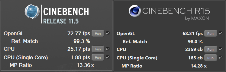 Intel Xeon Gold 6146 LGA3647 Bench CPU Cinebench 115 and 150