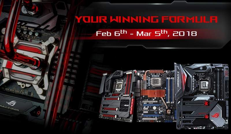 ASUS Launches ROG "Your Winning Formula" Giveaway