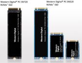 Western Digital PC SN720 and PC SN520 NVMe SSDs Launched