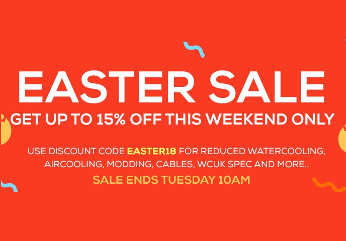 Watercooling UK Announces Easter Weekend Sale