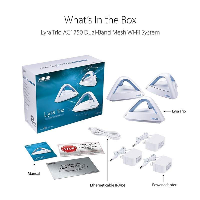 ASUS Lyra Trio Home WiFi System Now Available for Pre-Order