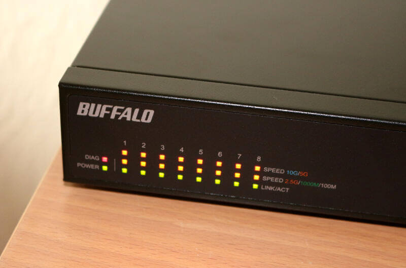 Buffalo BS-MP2008 Photo setup leds diagnose