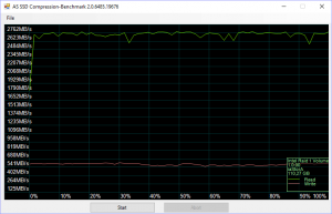 Intel Optane SSD 800p RAID BenchRAID1 asssd 4 compr 50