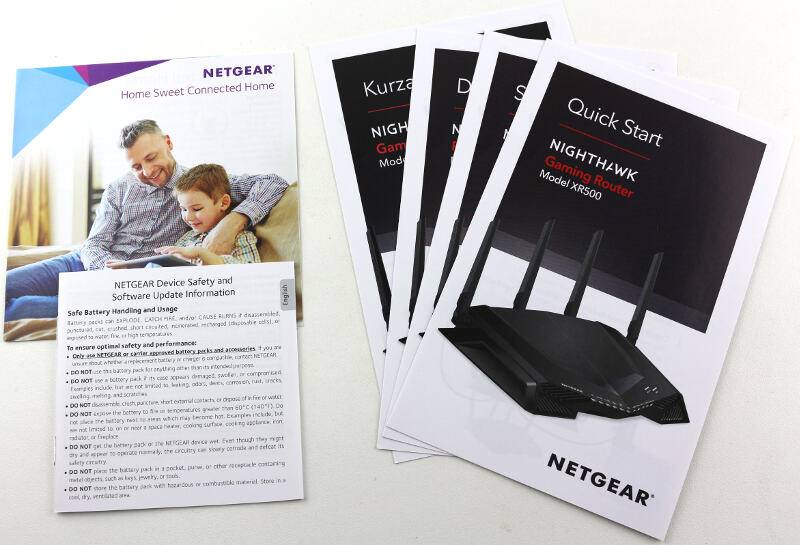 NETGEAR Nighthawk Pro Gaming XR500 Photo box content 3