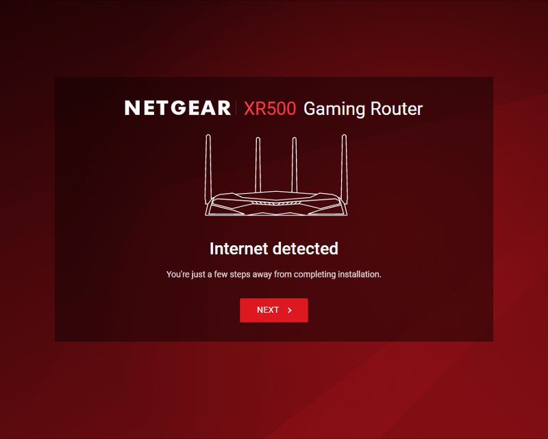 NETGEAR Nighthawk Pro Gaming XR500 SS 00 Init 3