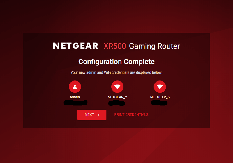 NETGEAR Nighthawk Pro Gaming XR500 SS 00 Init 9