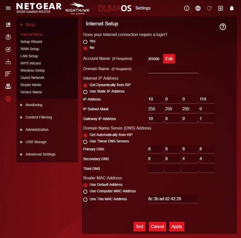 NETGEAR Nighthawk Pro Gaming XR500 SS 01 AS1 Setup 1