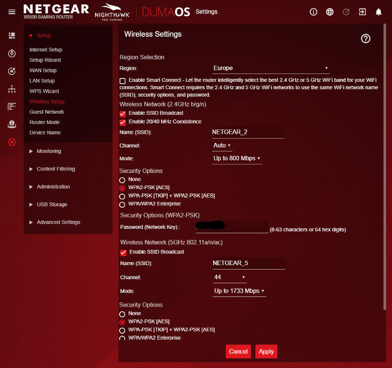 NETGEAR Nighthawk Pro Gaming XR500 SS 01 AS1 Setup 6