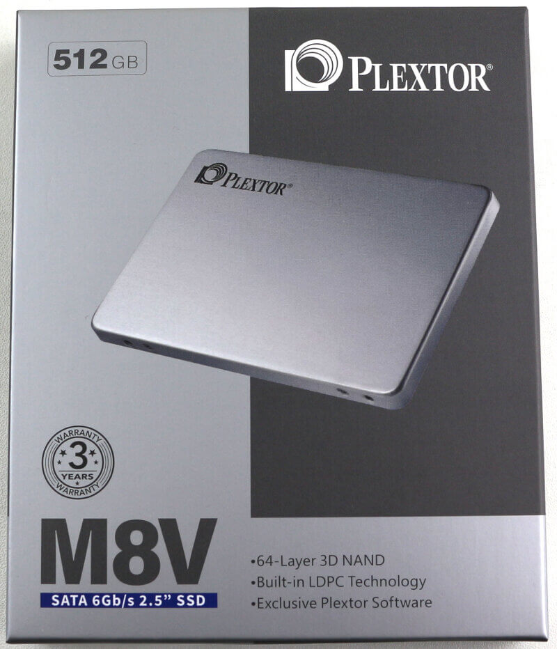 Plextor M8V M8VC 512GB Photo box front
