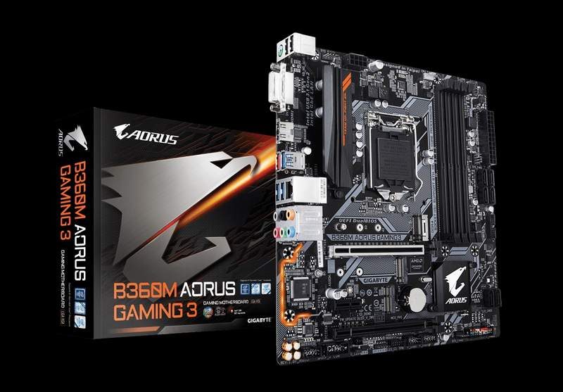 GIGABYTE Unveils H370 and B360 AORUS Gaming Motherboards