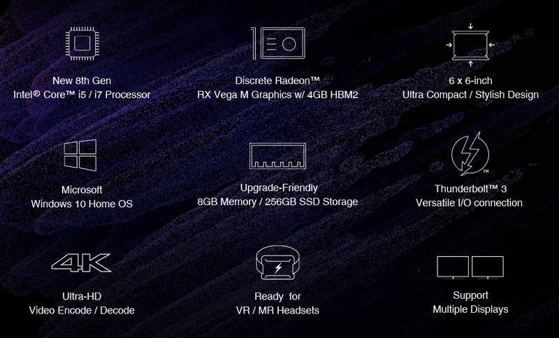 Chuwi HiGame Mini-PC Packs Intel i7-8709G with RX Vega M