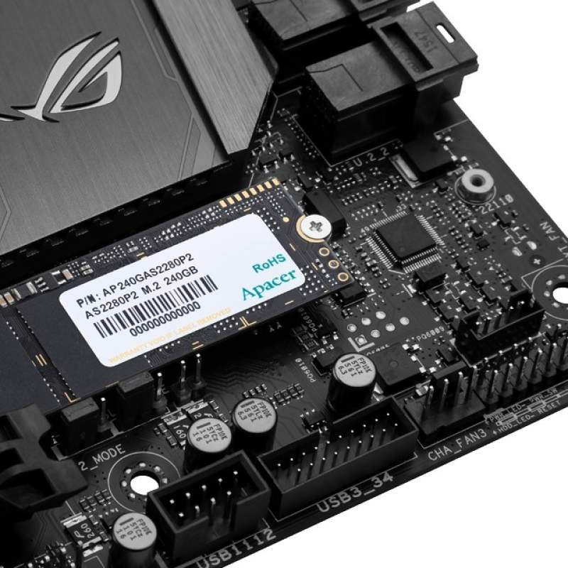 Apacer Launches AP2280P2 M.2 PCIe Gen3x2 SSD