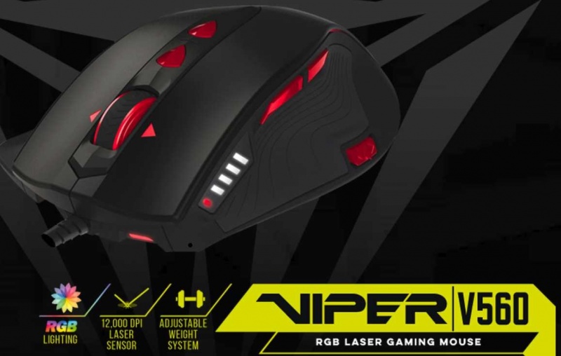 Patriot Viper V560 Laser Gaming Mouse Review