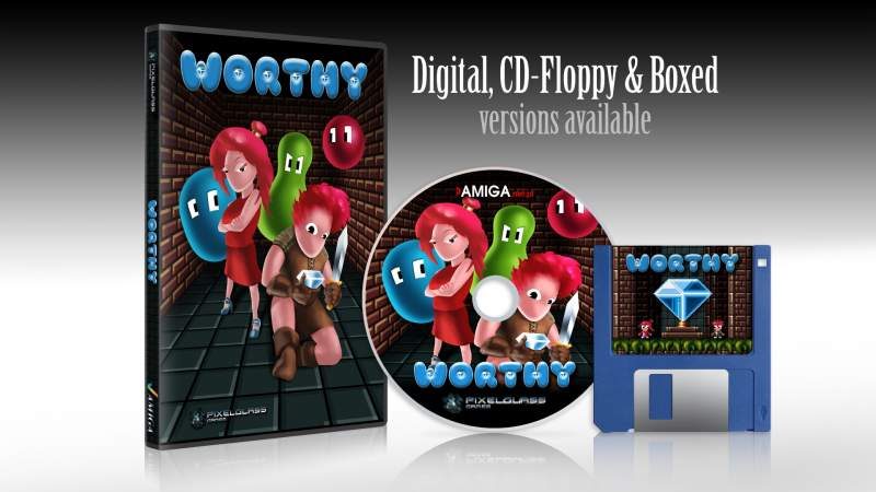 Top-Down Maze Game 'Worthy' Released for Amiga