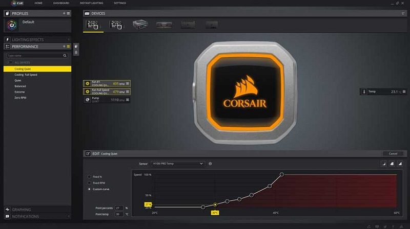 Corsair H100i Pro RGB