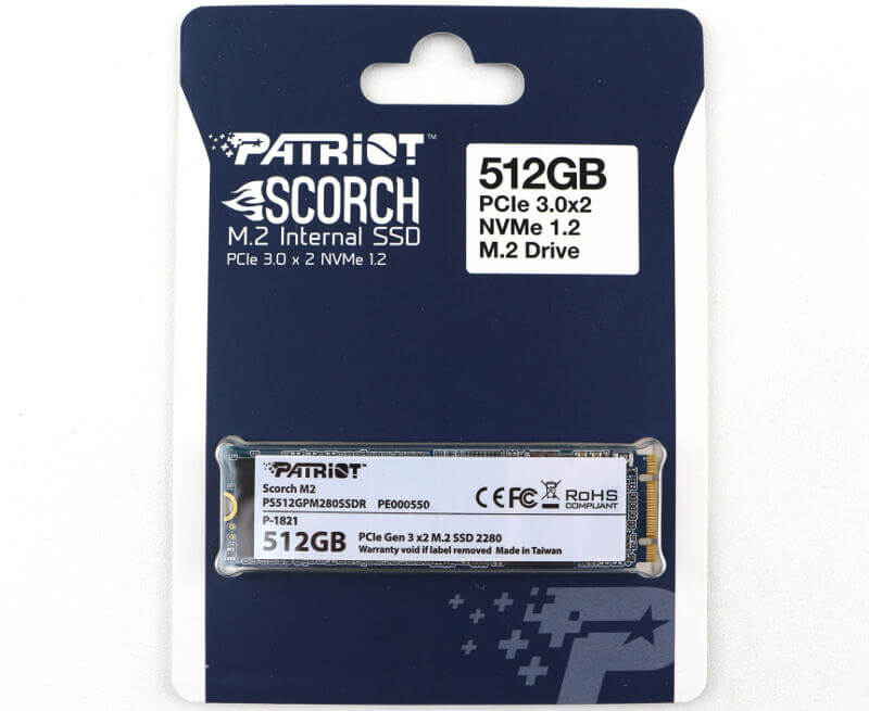 Patriot Scorch 512GB Photo box front