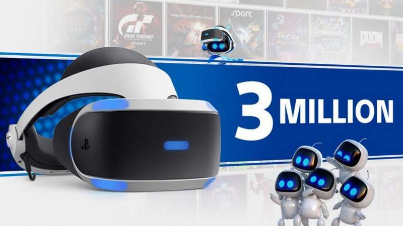 Sony Celebrates Over 3 Million PlayStation VR Systems Sold