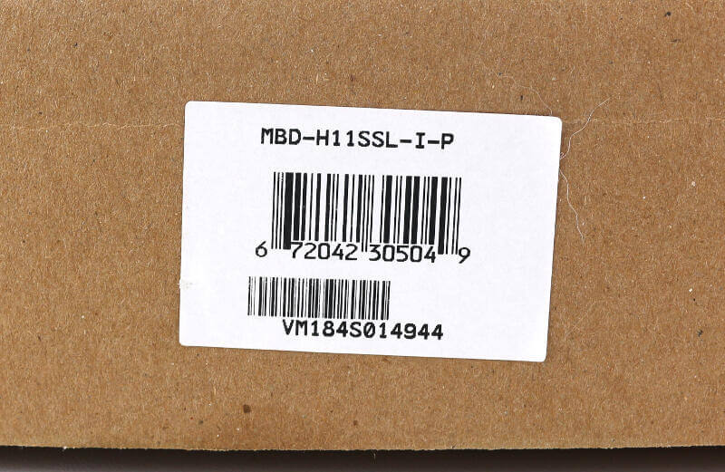 Supermicro H11SSL-i Photo box label