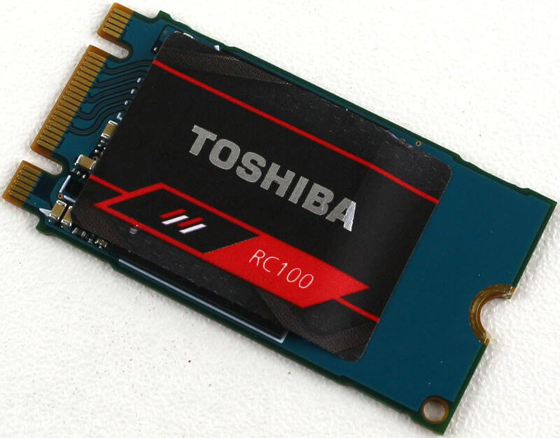 Toshiba OCZ RC100 240GB Photo view top angle 2
