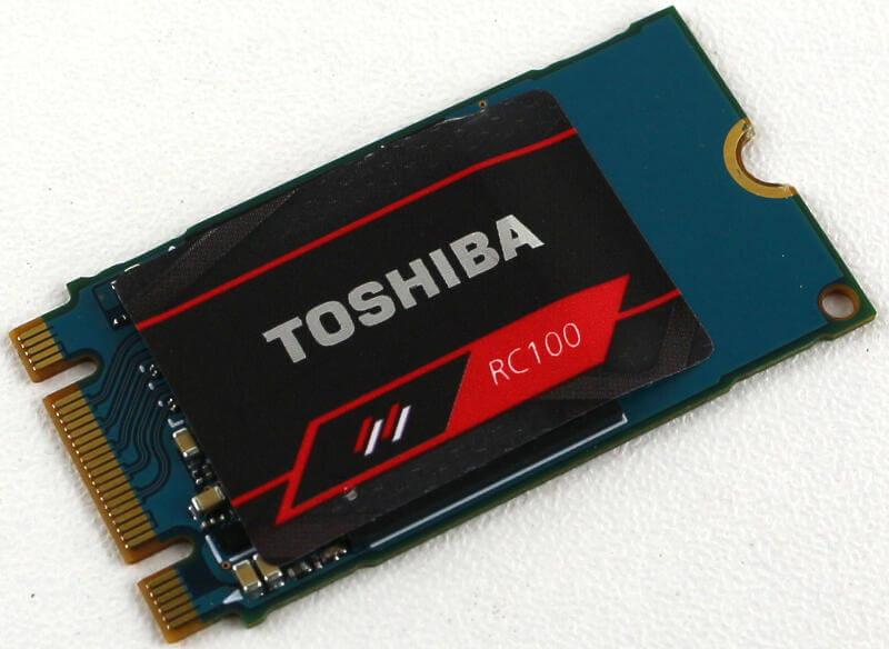 Toshiba OCZ RC100 240GB Photo view top angle