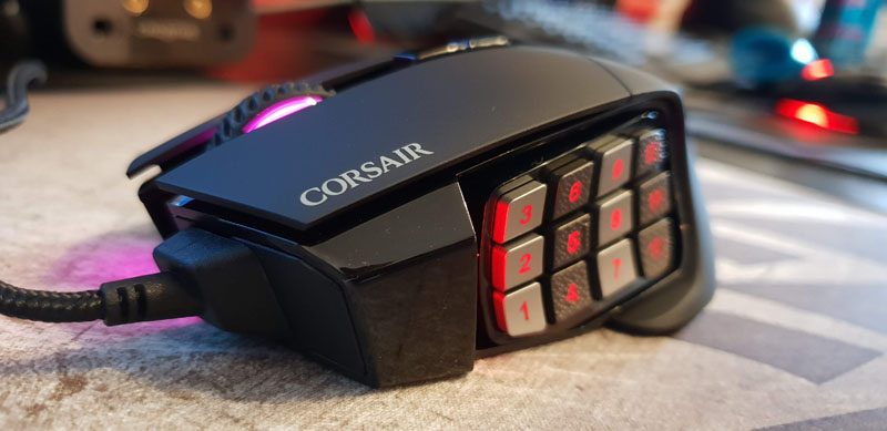 Corsair Scimitar Pro RGB MOBA/MMO Gaming Mouse Review